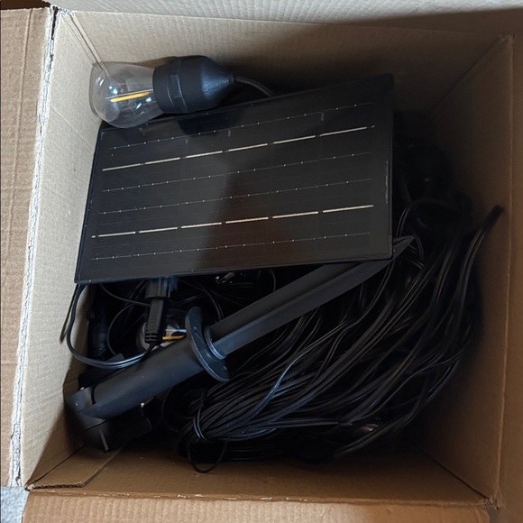 Solar Powered LED String Lights - Picture 3 of 3